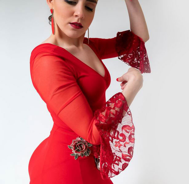 Top flamenco Modèle Ceriñola. Davedans